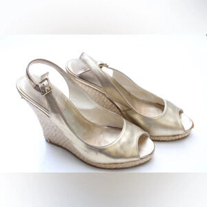 Lilly Pulitzer Gold Wedges